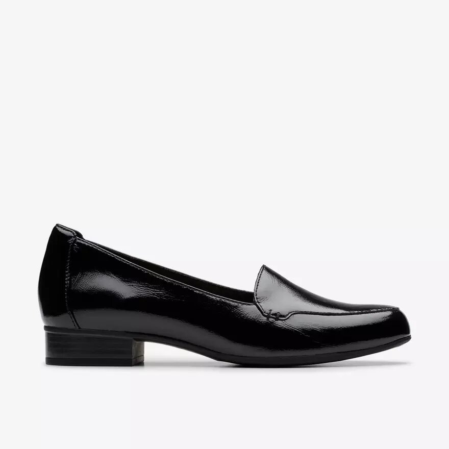 Zapatillas slip-on Krystine Lily de charol negro para mujer Zapatillas slip-on Krystine Lily de charol negro para mujer