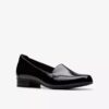 Zapatillas slip-on Krystine Lily de charol negro para mujer Zapatillas slip-on Krystine Lily de charol negro para mujer