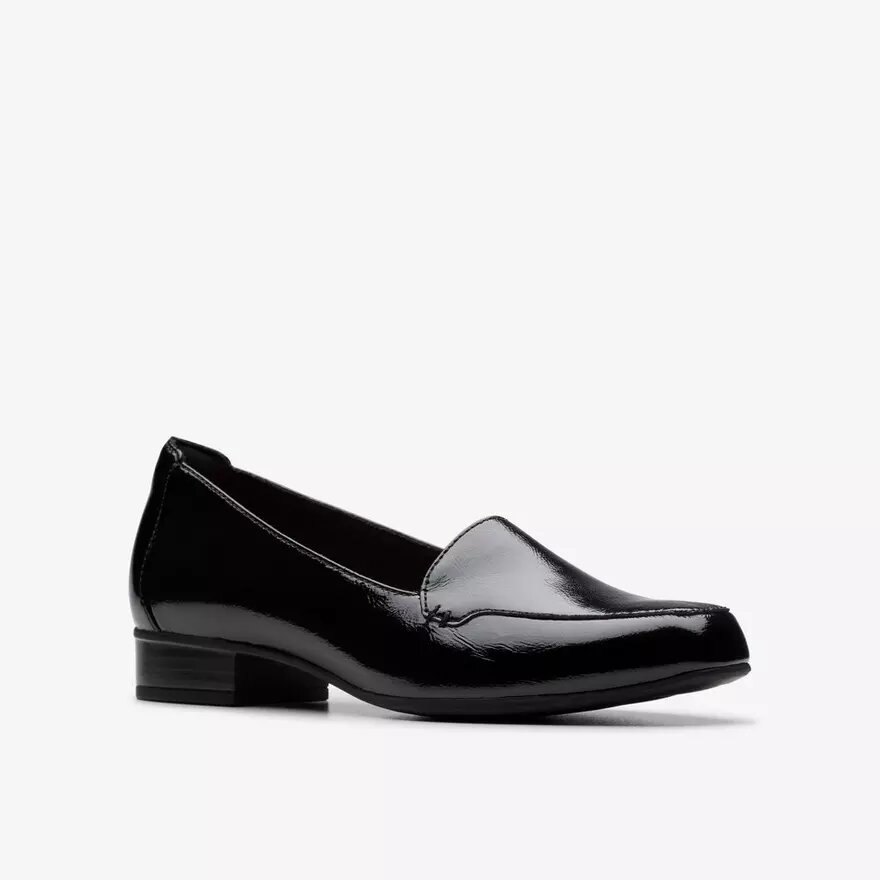 Zapatillas slip-on Krystine Lily de charol negro para mujer Zapatillas slip-on Krystine Lily de charol negro para mujer