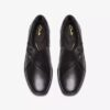 Zapatillas slip-on Lynell para mujer, de piel negra Zapatillas slip-on Lynell para mujer, de piel negra