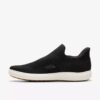 Zapatillas slip-on Nalle Step para mujer, de punto negro