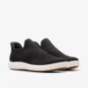 Zapatillas slip-on Nalle Step para mujer, de punto negro