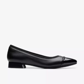 Zapatillas slip-on Natalyn de cuero negro oscuro para mujer