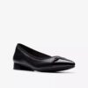 Zapatillas slip-on Natalyn de cuero negro oscuro para mujer Zapatillas slip-on Natalyn de cuero negro oscuro para mujer