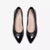 Zapatillas slip-on Natalyn de cuero negro oscuro para mujer Zapatillas slip-on Natalyn de cuero negro oscuro para mujer