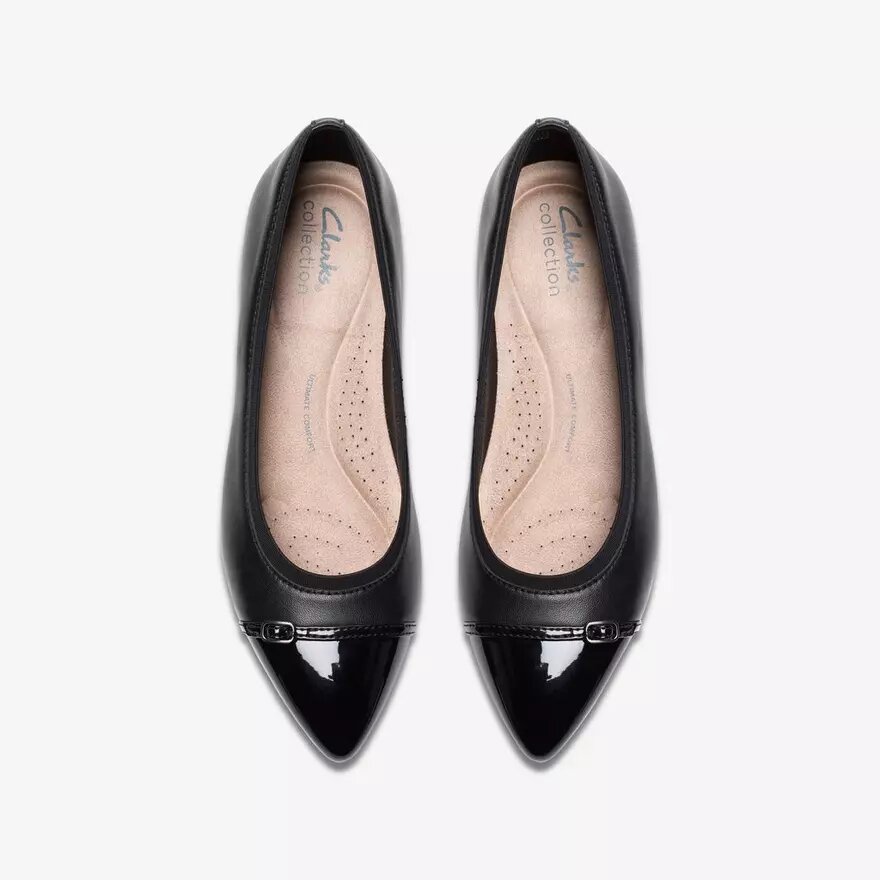 Zapatillas slip-on Natalyn de cuero negro oscuro para mujer Zapatillas slip-on Natalyn de cuero negro oscuro para mujer