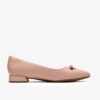 Zapatillas slip-on Natalyn Trim de piel rosa claro para mujer Zapatillas slip-on Natalyn Trim de piel rosa claro para mujer