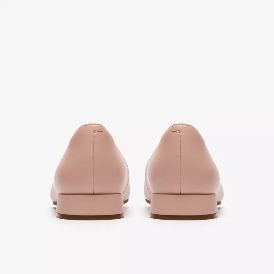 Zapatillas slip-on Natalyn Trim de piel rosa claro para mujer Zapatillas slip-on Natalyn Trim de piel rosa claro para mujer