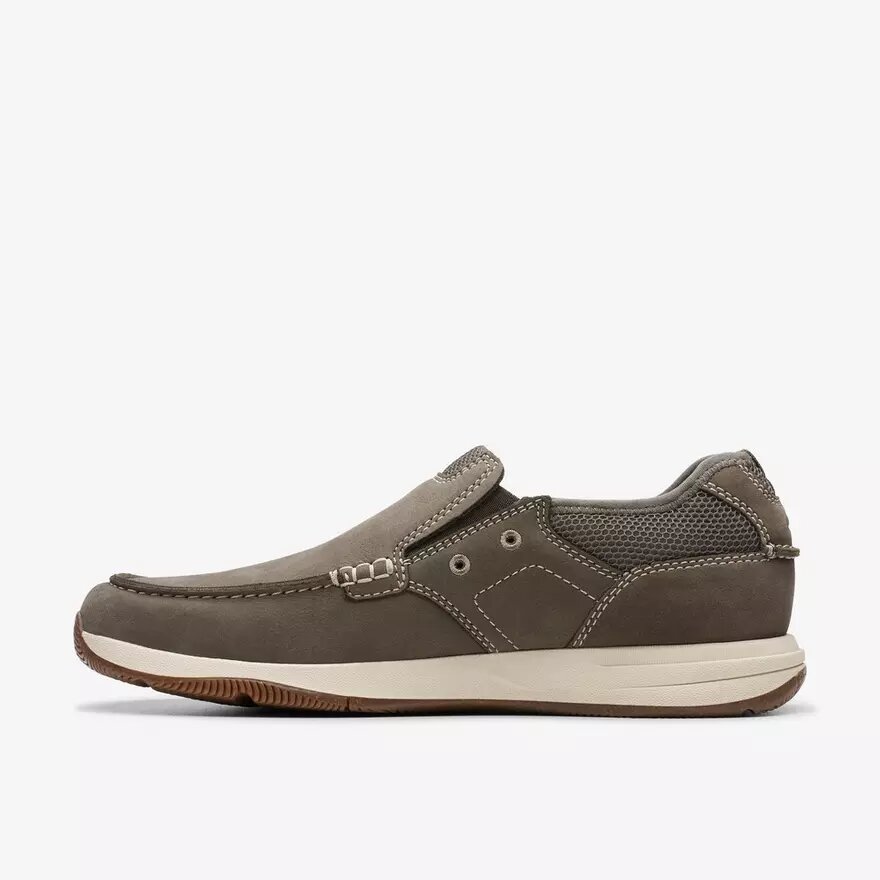 Zapatillas slip-on náuticas «Sailview Step» para hombre, de nubuck color topo Zapatillas slip-on náuticas «Sailview Step» para hombre, de nubuck color topo