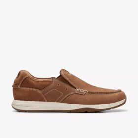 Zapatillas slip-on náuticas Sailview Step para hombre, de nubuck color tostado claro