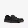 Zapatillas slip-on Orlene para mujer, de cuero negro Zapatillas slip-on Orlene para mujer, de cuero negro