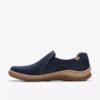 Zapatillas slip-on Orlene para mujer, de nubuck azul marino