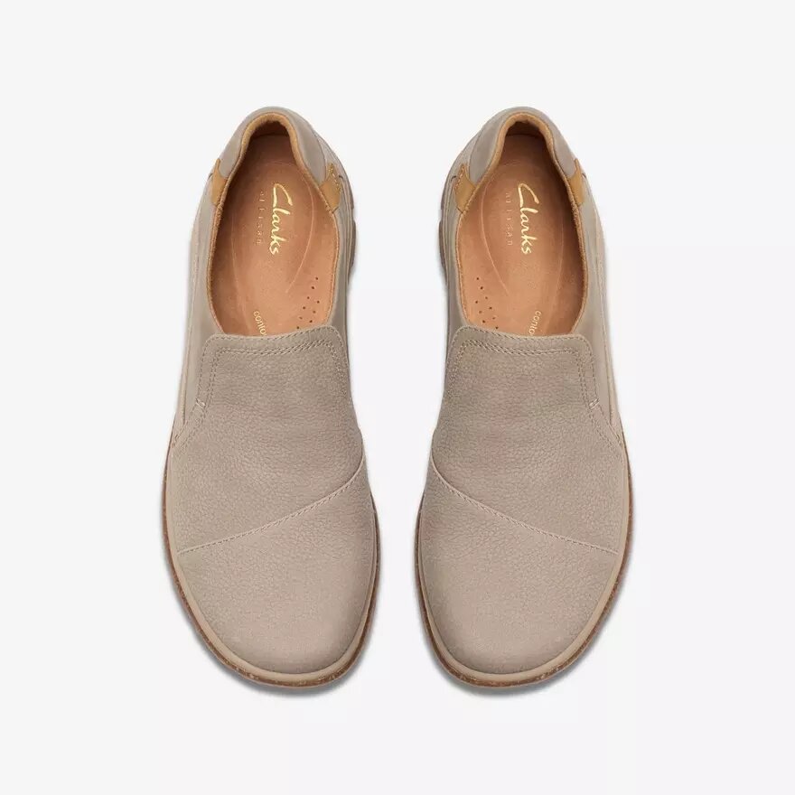 Zapatillas slip-on Orlene Stone de nubuck para mujer Zapatillas slip-on Orlene Stone de nubuck para mujer