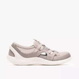 Zapatillas slip-on Solevana Step para mujer, color gris pálido