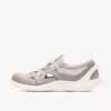 Zapatillas slip-on Solevana Step para mujer, color gris pálido