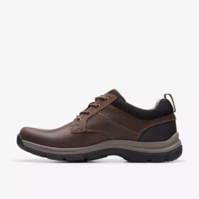 Zapatillas Walpath Low de cuero marrón con cordones para hombre