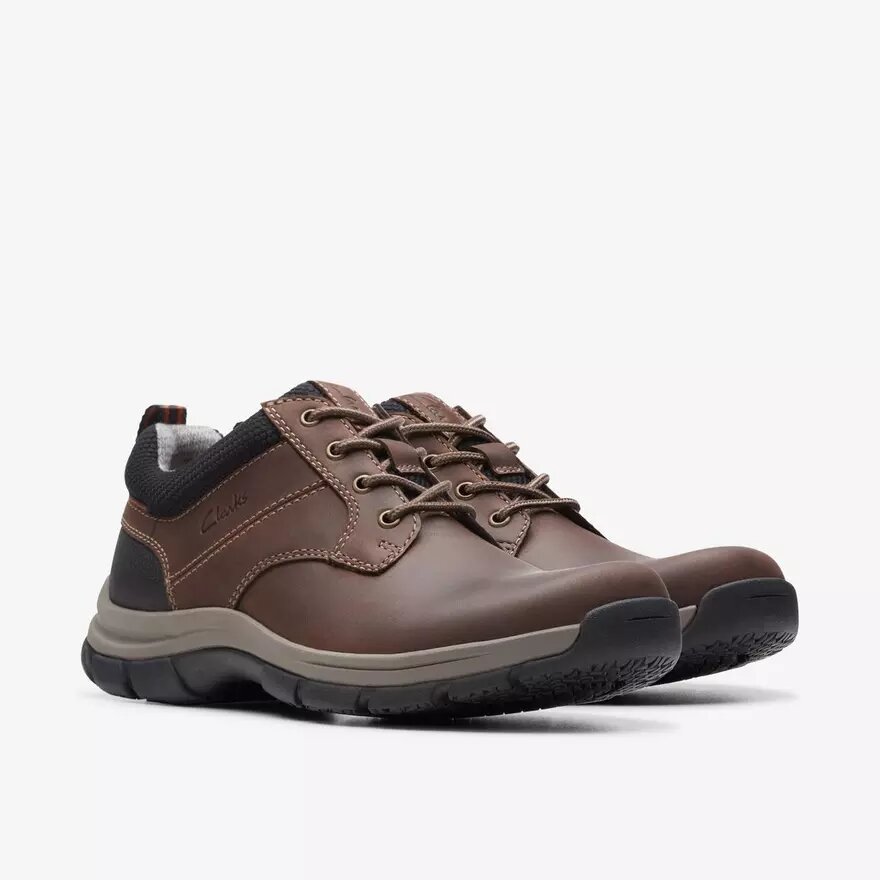 Zapatillas Walpath Low de cuero marrón con cordones para hombre Zapatillas Walpath Low de cuero marrón con cordones para hombre