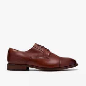 Zapatos brogue Bowburn Cap de cuero marrón claro para hombre