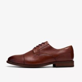 Zapatos brogue Bowburn Cap de cuero marrón claro para hombre