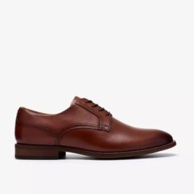 Zapatos brogue de hombre Bowburn de cuero marrón claro con cordones