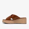 Zapatos de cuñas Tessiah Mule2 para mujer, en piel color tostado Zapatos de cuñas Tessiah Mule2 para mujer, en piel color tostado