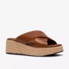 Zapatos de cuñas Tessiah Mule2 para mujer, en piel color tostado Zapatos de cuñas Tessiah Mule2 para mujer, en piel color tostado