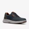 Zapatos de cuero azul marino con cordones Craftwell para hombre Zapatos de cuero azul marino con cordones Craftwell para hombre