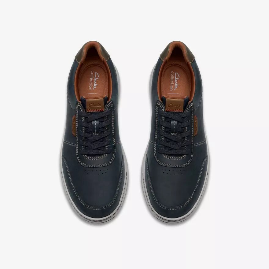 Zapatos de cuero azul marino con cordones Craftwell para hombre Zapatos de cuero azul marino con cordones Craftwell para hombre