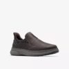 Zapatos de cuero marrón oscuro Mullan Step para hombre