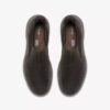 Zapatos de cuero marrón oscuro Mullan Step para hombre
