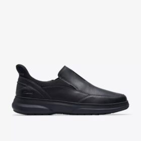 Zapatos de cuero negros Mullan Step para hombre