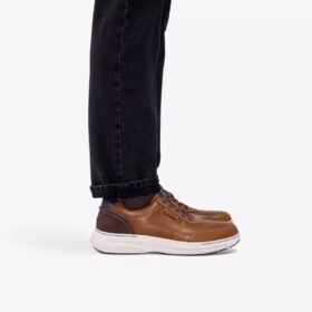 Zapatos de hombre Craftwell con cordones de piel color tostado