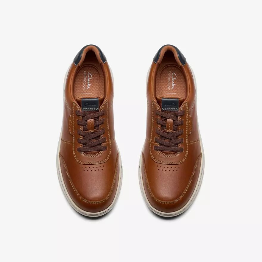 Zapatos de hombre Craftwell con cordones de piel color tostado Zapatos de hombre Craftwell con cordones de piel color tostado