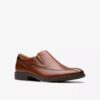 Zapatos de hombre Eldredge Step de piel marrón oscuro Zapatos de hombre Eldredge Step de piel marrón oscuro