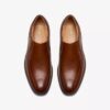Zapatos de hombre Eldredge Step de piel marrón oscuro Zapatos de hombre Eldredge Step de piel marrón oscuro