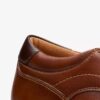 Zapatos de hombre Eldredge Step de piel marrón oscuro Zapatos de hombre Eldredge Step de piel marrón oscuro