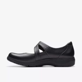 Zapatos de Merceditas de cuero negro Carleigh Jane para mujer