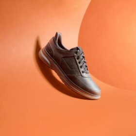 Zapatos de piel marrón oscuro Mullan Easy para hombre