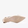 Zapatos de salón con lazo Zarey de piel color crema para mujer Zapatos de salón con lazo Zarey de piel color crema para mujer