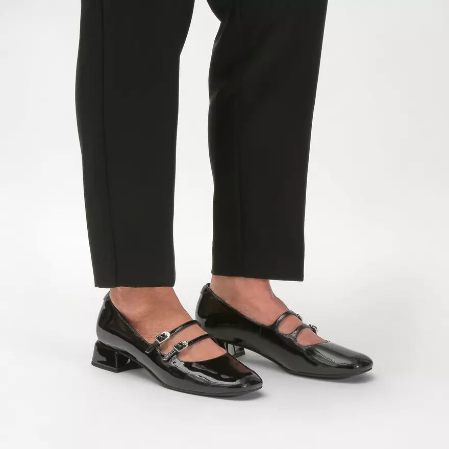 Zapatos de salón Daiss30 Shine negros para mujer, EE. UU. Zapatos de salón Daiss30 Shine negros para mujer, EE. UU.