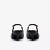 Zapatos de salón de mujer Zarey Bow de piel negra Zapatos de salón de mujer Zarey Bow de piel negra