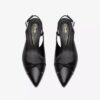 Zapatos de salón de mujer Zarey Bow de piel negra Zapatos de salón de mujer Zarey Bow de piel negra