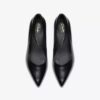 Zapatos de salón de piel negros Zarey Court para mujer, EE. UU. Zapatos de salón de piel negros Zarey Court para mujer, EE. UU.