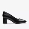 Zapatos de salón Fernie Court de piel negra para mujer, EE. UU. Zapatos de salón Fernie Court de piel negra para mujer, EE. UU.