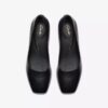 Zapatos de salón Fernie Court de piel negra para mujer, EE. UU. Zapatos de salón Fernie Court de piel negra para mujer, EE. UU.