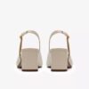 Zapatos de salón Fernie Sling de piel color crema para mujer Zapatos de salón Fernie Sling de piel color crema para mujer