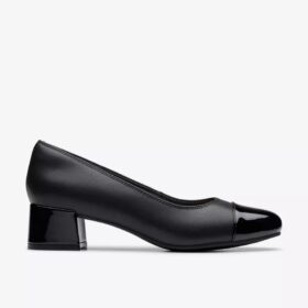 Zapatos de salón Iridessa May de cuero negro para mujer