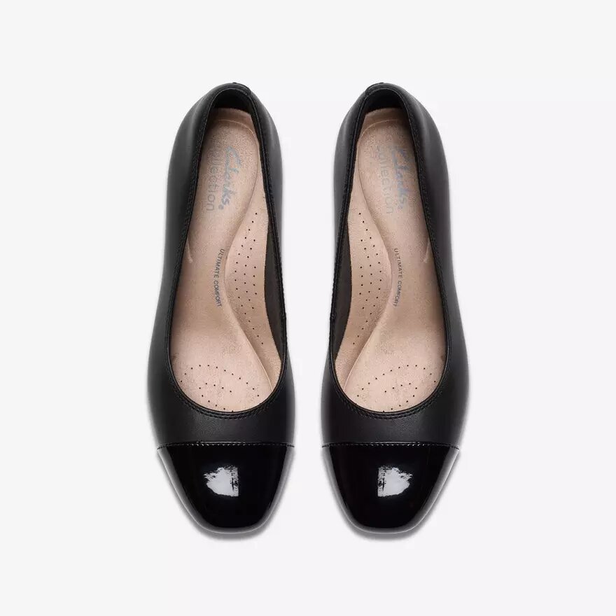 Zapatos de salón Iridessa May de cuero negro para mujer Zapatos de salón Iridessa May de cuero negro para mujer