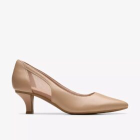 Zapatos de salón Kepley Cora para mujer en piel beige cálido