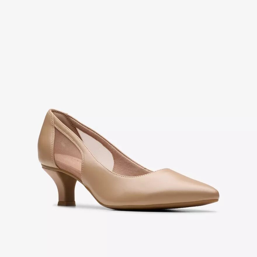 Zapatos de salón Kepley Cora para mujer en piel beige cálido Zapatos de salón Kepley Cora para mujer en piel beige cálido